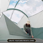 5–8 PERSON FAMILY DOME CAMPING TENT – WATERPROOF OUTDOOR TENT WITH RAINFLY & CARRY BAG - 7