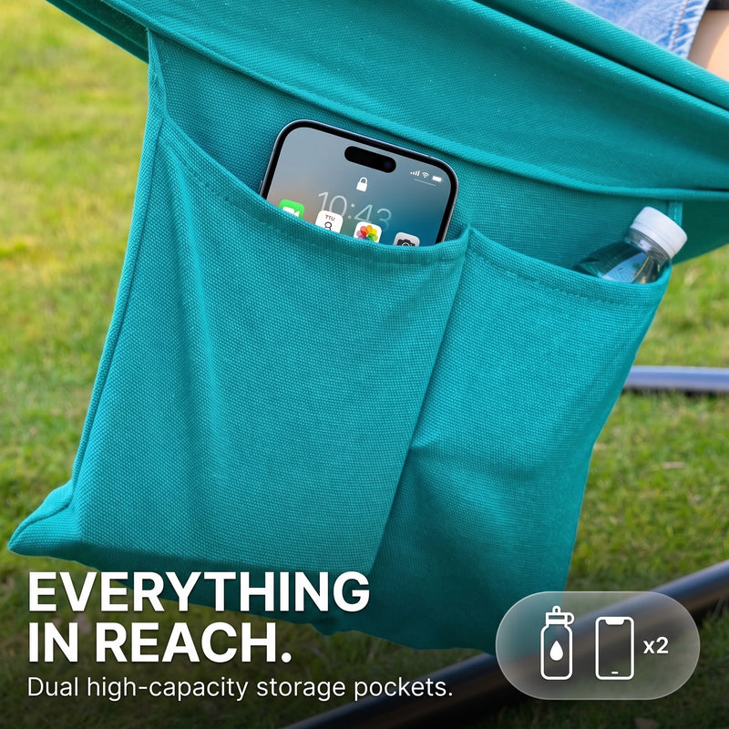 Double Hammock with Steel Stand – Indoor & Outdoor Comfort - 7