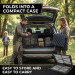 Foldable Camping Table Collapsible Picnic Aluminum Alloy Grill Stand - 7
