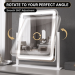 LED Vanity Mirror with Touch Dimming & Magnification - 7