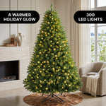 PRE LIT CHRISTMAS TREE – COLOR CHANGING LED LIGHTS WITH REMOTE CONTROL - 7