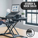 Standing Desk Converter – Adjustable Sit-to-Stand Desk Riser - 7