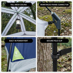 4-6 PERSON INSTANT CABIN CAMPING TENT – WATERPROOF FAMILY TENT WITH RAINFLY & CARRY BAG - 7