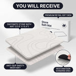 STONE BATH MAT – QUICK-DRY DIATOMACEOUS EARTH SHOWER MAT - 7