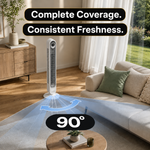 Tower Fan With Remote – 90° Oscillation, 36″ & 42″ - 7