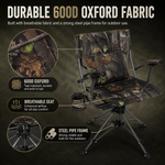 Portable Adjustable Hunting Chair with Swivel & Heated - 7