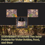 Hunting Tree Stand Blinds Cover 142" x 35" Extra Large Camouflage Universal Tree Stand Blinds Realistic Forest Camo Treestand Cover with Zipper for Deer Elk Hunting, Frames Not Included - 7