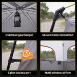 5–8 PERSON FAMILY DOME CAMPING TENT – WATERPROOF OUTDOOR TENT WITH RAINFLY & CARRY BAG - 7