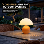 MUSHROOM LAMP – CORDLESS, RECHARGEABLE & TOUCH-DIMMABLE - 7