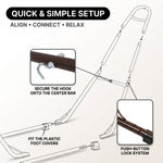 Adjustable 9-14FT Heavy-Duty Hammock Stand – 550-660LBS Outdoor/Indoor Steel Frame - 7