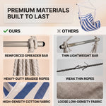 Premium Cotton Hanging Hammock Chair for Indoor & Outdoor Relaxation - 7