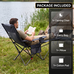 Premium Reclining Outdoor Camping Chair – Adjustable Comfort Seat - 7