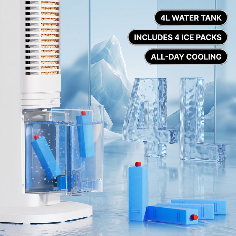 3-in-1 Evaporative Air Cooler Tower Fan with Remote Control - 7