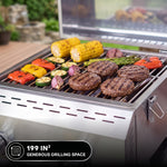 PORTABLE STAINLESS STEEL TABLETOP PROPANE GRILL – 2 & 3 BURNER OUTDOOR BBQ OPTIONS - 7