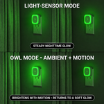 PLUG-IN NIGHT LIGHT – MOTION SENSOR, DUSK-TO-DAWN & DIMMING - 7