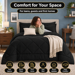 BEDDING SETS – 7-PIECE COMFORTER SET WITH SHEETS - 7