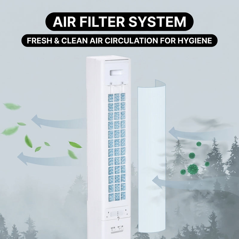3-in-1 Evaporative Air Cooler Tower Fan with Remote Control - 7