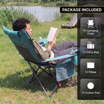 Premium Reclining Outdoor Camping Chair – Adjustable Comfort Seat - 7