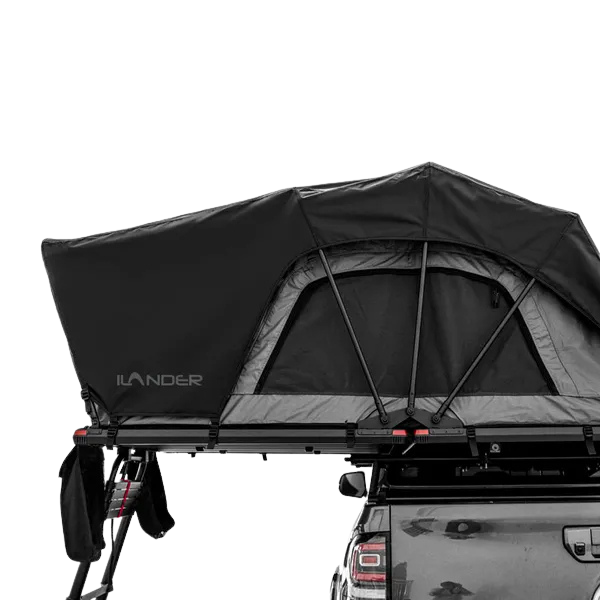 Premium ILANDER Lite Cruiser 120cm Rooftop Tent - Lightweight Aluminum Overland Car Camping Shelter for Adventure Travel
