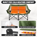 Heated Camping Chair – Single Chair & Double Loveseat Options - 7