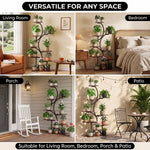 PLANT STAND WITH GROW LIGHTS – MULTI-TIER INDOOR SHELF - 7
