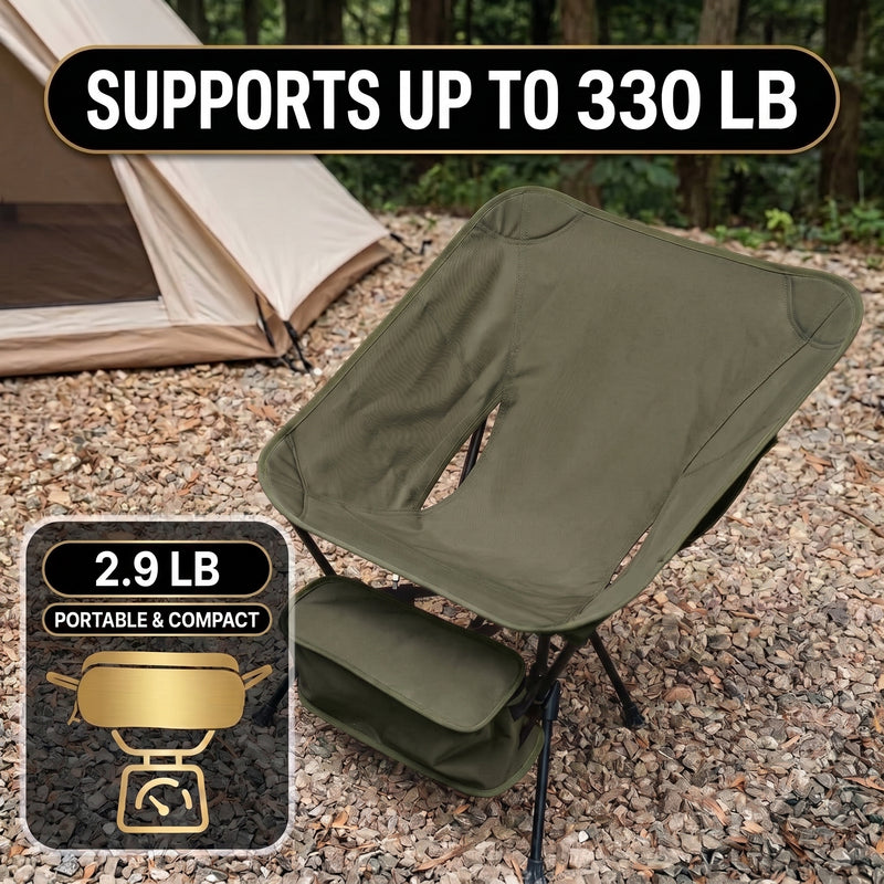 Ultralight Folding Camping Chair – Portable Outdoor High-Back Seat - 7