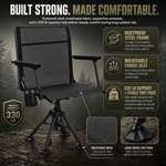 Portable Adjustable Hunting Chair with Swivel & Heated - 7