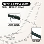 Adjustable 9-14FT Heavy-Duty Hammock Stand – 550-660LBS Outdoor/Indoor Steel Frame - 7