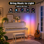 FLOOR LAMP – SMART RGBIC CORNER LAMP WITH MUSIC SYNC - 7