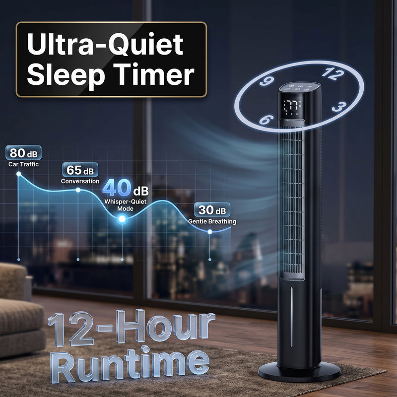 3-in-1 Evaporative Air Cooler Tower Fan with Remote Control - 7