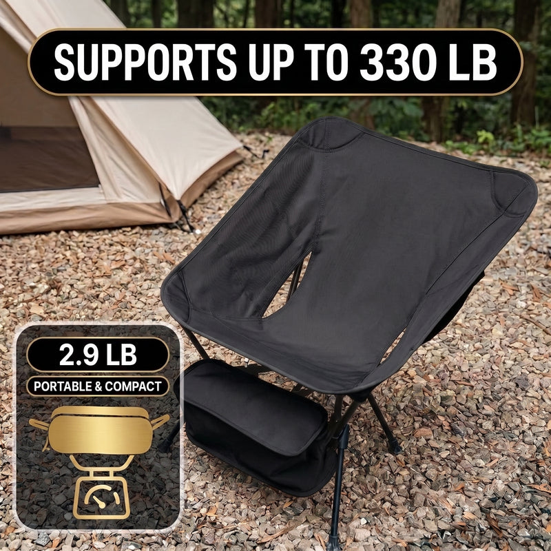 Ultralight Folding Camping Chair – Portable Outdoor High-Back Seat - 7