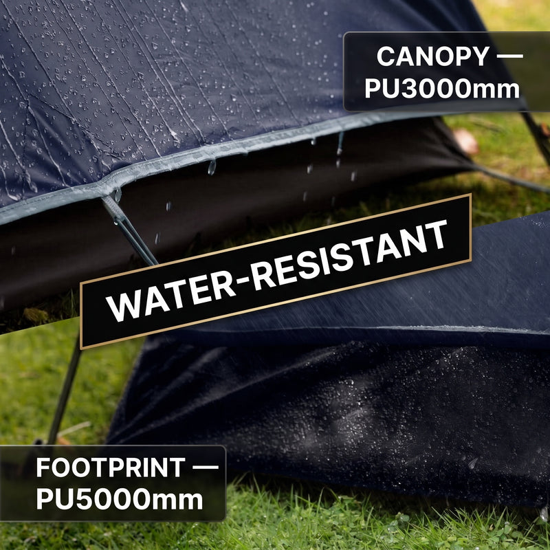 2-4 PERSON LIGHTWEIGHT BACKPACKING DOME CAMPING TENTS - 7