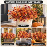 ARTIFICIAL FLOWERS FOR OUTDOORS – UV-RESISTANT FALL MIX - 7