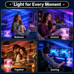SUNSET LAMP & NORTHERN LIGHTS PROJECTORS WITH REMOTE - 7