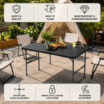 Foldable Table & Step Stool – Heavy-Duty, Portable, Adjustable Height, Indoor/Outdoor Use - 7