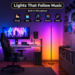 FLOOR LAMP – SMART RGBIC CORNER LAMP WITH MUSIC SYNC - 7