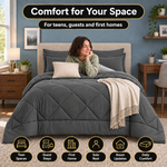 BEDDING SETS – 7-PIECE COMFORTER SET WITH SHEETS - 7