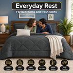 BEDDING SETS – 7-PIECE COMFORTER SET WITH SHEETS - 7