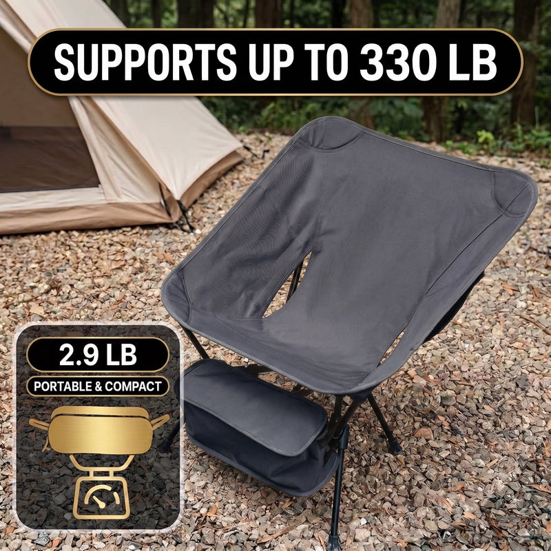 Ultralight Folding Camping Chair – Portable Outdoor High-Back Seat - 7