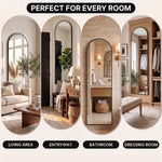 FULL LENGTH MIRROR – ARCHED STANDING & WALL-MOUNT DESIGN - 7