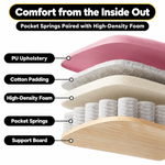 Pink Gaming Chairs – High-Back Reclining Styles with Footrest & Lumbar Support - 7