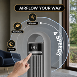 Tower Fan With Remote – 90° Oscillation, 36″ & 42″ - 7