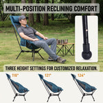 Ultra-Compact High Back Folding Camping Chair – Lightweight & Portable - 7