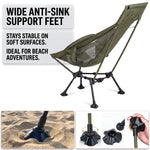 Ultra-Compact High Back Folding Camping Chair – Lightweight & Portable - 7