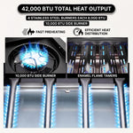 Grate for Outdoor Backyard BBQ Cooking - 7