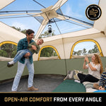 8–10 Person Instant Cabin Camping Tent with Room Divider - 7