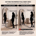 FULL LENGTH MIRROR – ARCHED STANDING & WALL-MOUNT DESIGN - 7