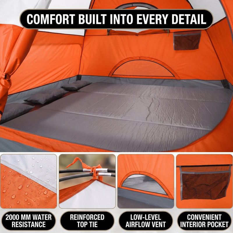 2-4 PERSON LIGHTWEIGHT BACKPACKING DOME CAMPING TENTS - 7