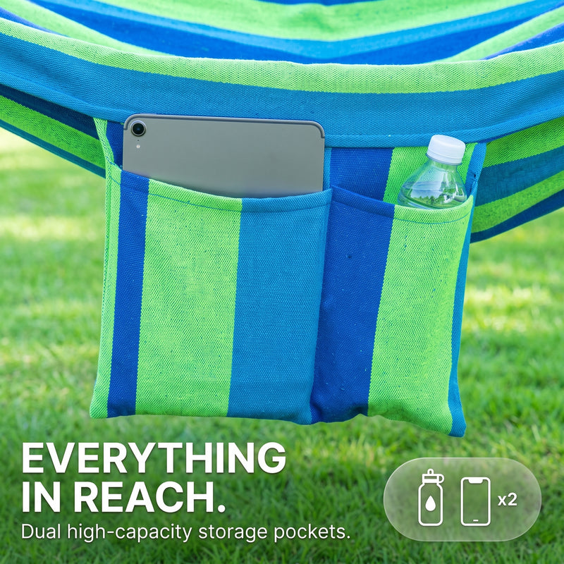 Double Hammock with Steel Stand – Indoor & Outdoor Comfort - 7