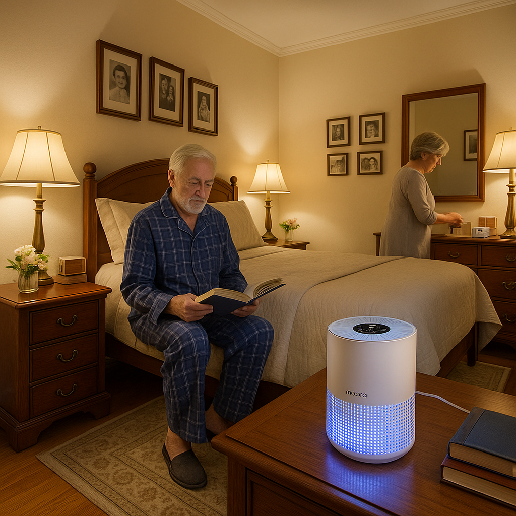 Ultra-Compact HEPA H13 Desktop Air Purification System - Travel Size